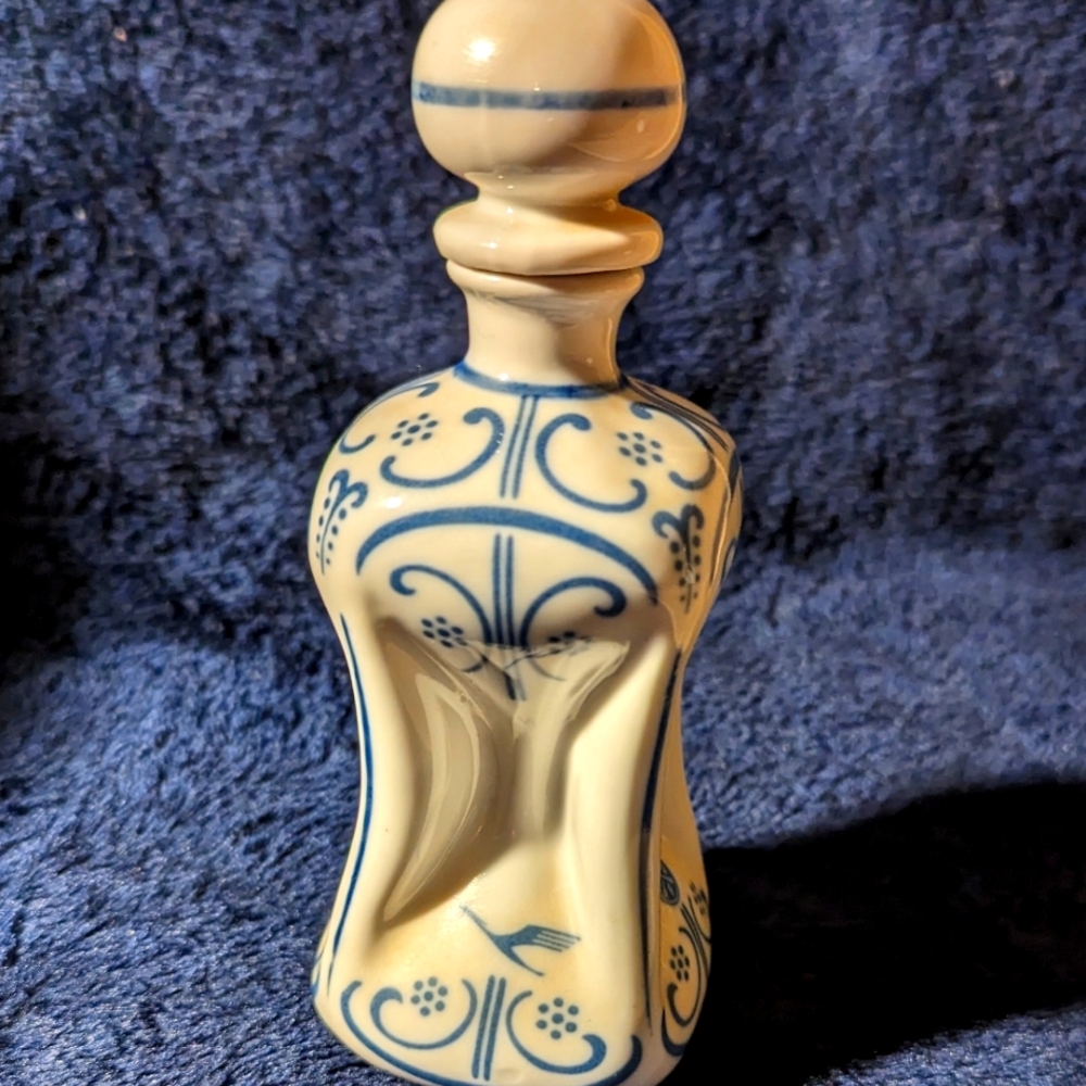 2 Vintage Small ceramic Decanter set